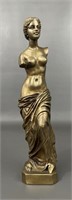 9" Vintage Bronze Venus De Milo Sculpture