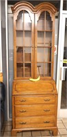 Davis Cabinet Co. 2-Door Walnut Secretary