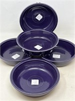 -5 fiesta ware purple bowls