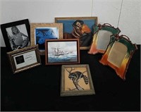 Picture frames and some vintage pictures