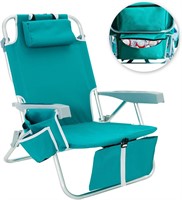 BLUU Backpack Beach Chairs for Adults  5-Position