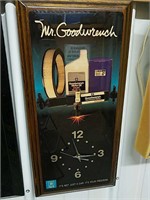 Mr. Goodwrench GM parts Advertising  Clock. This