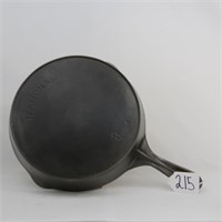 NATIONAL #8 CAST IRON SKILLET W/ HEAT RING