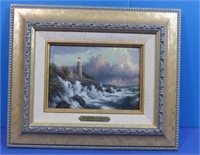 Framed "Conquering the Storm" Thomas Kinkade