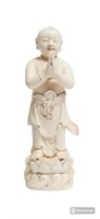 19 th blanc de chine porcalin figure