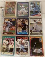 36- Kirby Puckett baseball cards