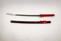 Master Cutlery Katana Red and Black