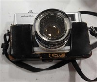 Old minolta camera & case