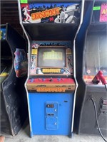 24"x34"x73" Data East Shootout Arcade Game, lights