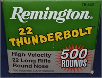 Remmington 22 Thunderbolt 22LR Box of 500 Rds