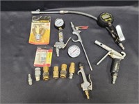 LOT OF AIR TOOL ACCESSORIES