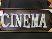 Led Cinema sign/NIB