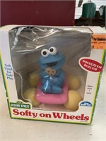 Cookie Monster Softy on Wheels