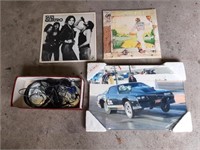 Records, Cd Player, And Poster