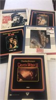 Lot of 5 Video discs - Right stuff Death Wish 2