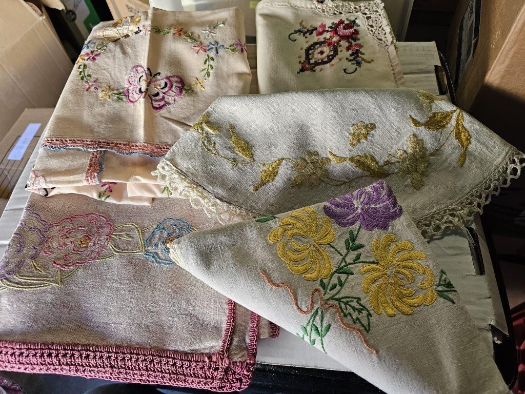 Group of linens