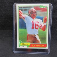 Joe Montana 1981 Topps #216 rookie reprint