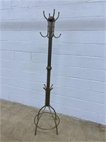 Brass Plated Clothes Tree