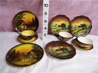 German Plates, Cups & Saucers