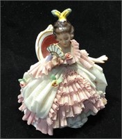 Delicate Porcelain Lace Figurine -Germany