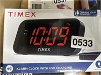 TIMEX ALARM CLOCK RETAIL $20