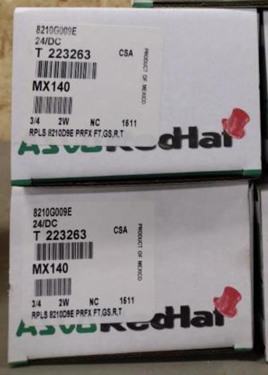 2 Asco Redhat MX140 solenoid valves, new