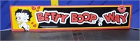 Metal Betty Boop Sign