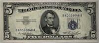 1953 Series $5 Silver Certificate - UNC
