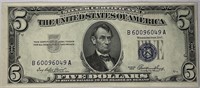 1953 Series $5 Silver Certificate - UNC