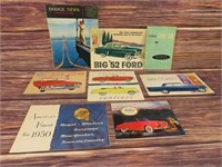 1950s-60s Automotive Manuals & Brochures