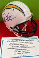 N - DAN FOUTS SIGNED MINI HELMET W/ COA (W192)