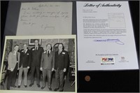 Authenticated Enrico Fermi Signature 1940's