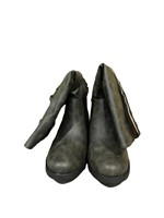 Journee Women's Carly Wide Calf Heel Boots 8 1/2 X