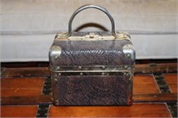 Lisette New York box purse train case handbag