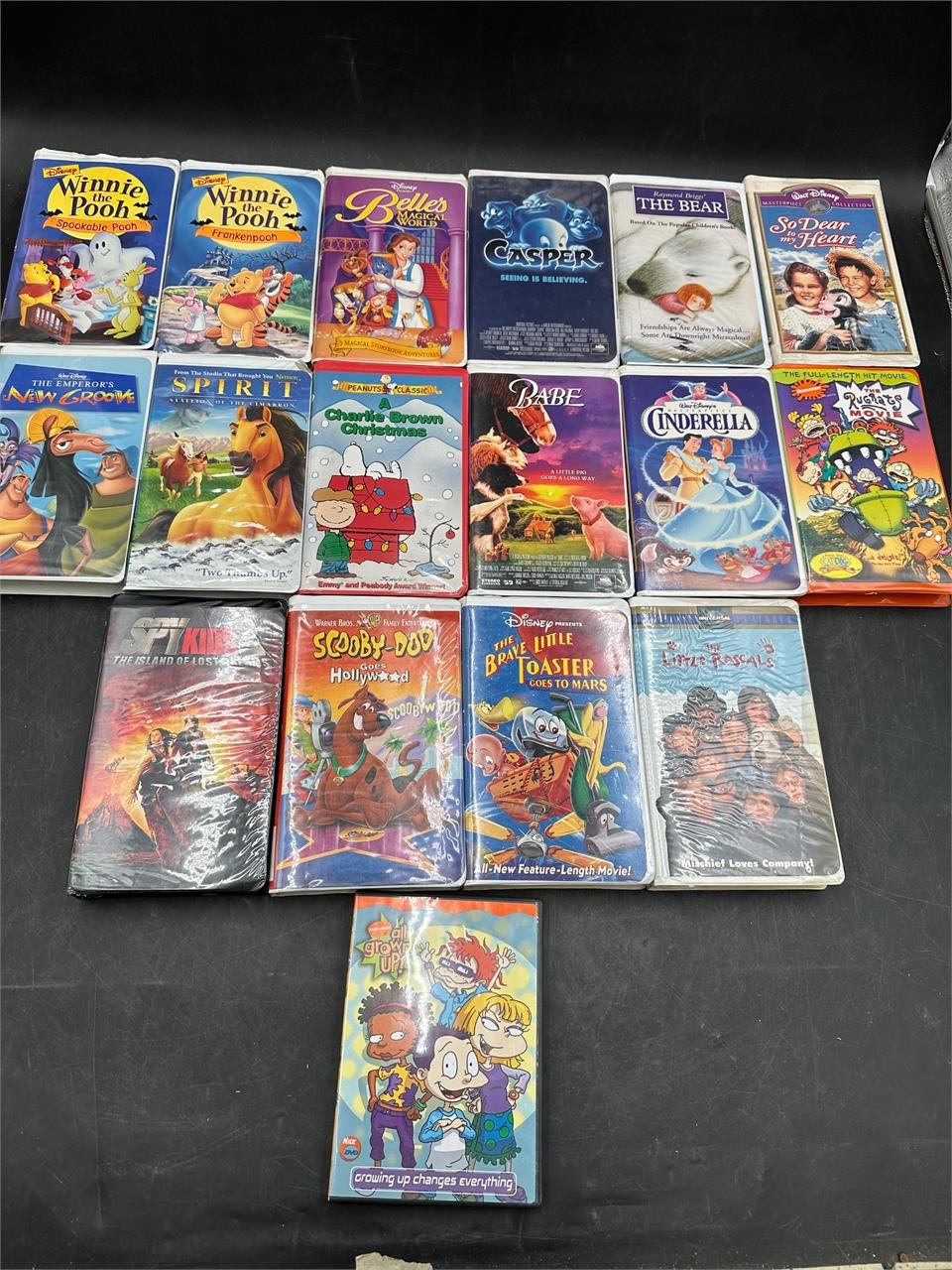 16 Disney VHS Movies