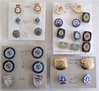 Thirteen pairs Police RAAF cufflinks