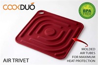 Air Trivet - Silicone Trivet and Pot Holder in Red