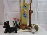 Wooden Cats, Dogs, Mice, & More - Pick up only