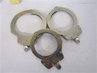 Pieces of hand cuffs