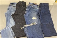 4 Various Brand Men’s Jeans Size 33x30