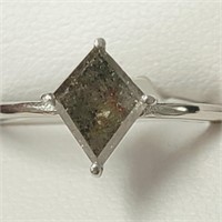 $4000  Natural Gray Diamond(1.44ct) Ring