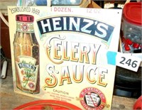 Heinz celery sauce sign