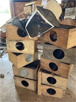 Bee hive parts with mask