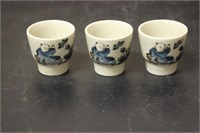 Lot of 3 Saki Cups?