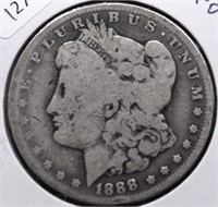 1888 O MORGAN DOLLAR AG