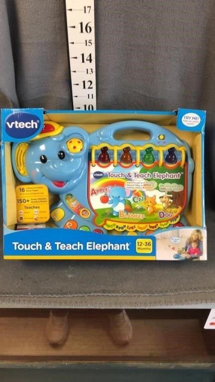 v tech touch and teach elephant