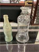 Old Coca Cola/blackberry decanter