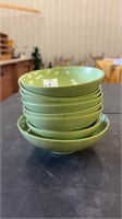 Olive Green Texas Ware Lot