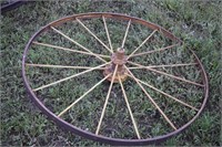 1 Iron Wagon Wheel 54"