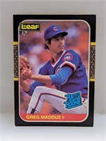 1987 Leaf (Canadian) #36 Greg Maddux Rc